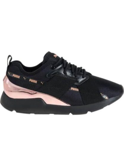 TENIS CASUAL MUSE X 2 METALLIC WNS NEGRO PUMA