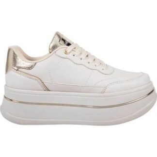 TENIS CASUAL PLATAFORMA BEIGE/HUESO NEXT CO
