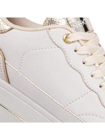 TENIS CASUAL PLATAFORMA BEIGE/HUESO NEXT CO - Image 6