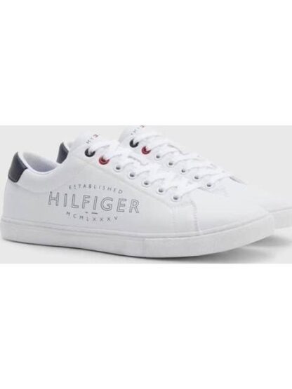 TENIS CASUAL CON LOGO ESTAMPADO BLANCO TOMMY HILFIGER - Image 2