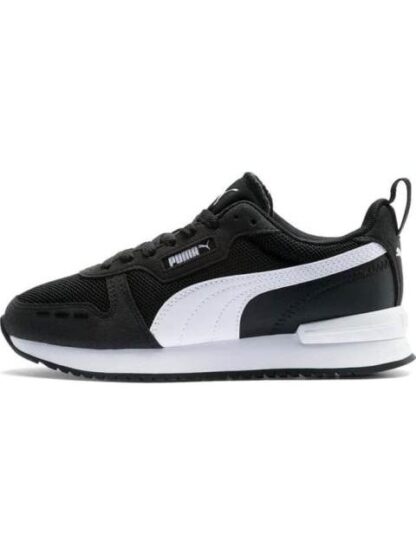 TENIS CASUAL PUMA R78 JR BLANCO/NEGRO PUMA