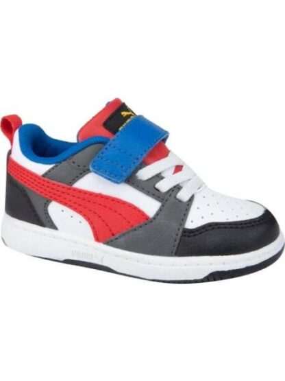 TENIS CASUAL PUMA REBOUND V6 LO BLANCO/NEGRO PUMA - Image 2