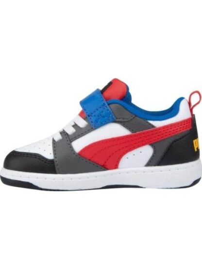 TENIS CASUAL PUMA REBOUND V6 LO BLANCO/NEGRO PUMA - Image 5