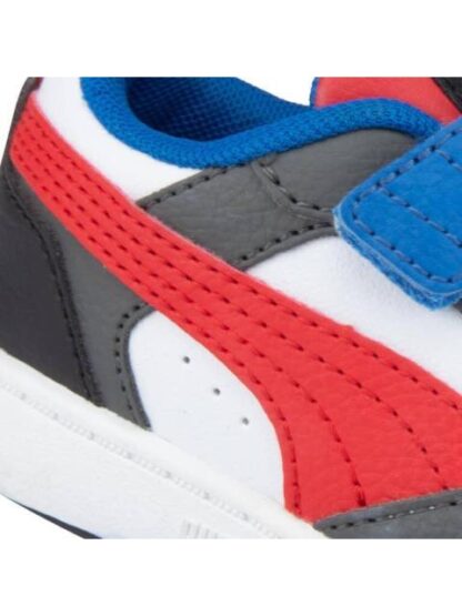 TENIS CASUAL PUMA REBOUND V6 LO BLANCO/NEGRO PUMA - Image 6