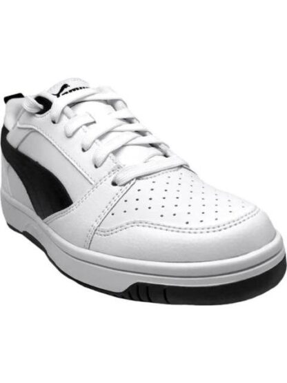 TENIS CASUAL PUMA REBOUND V6 LO JR BLANCO/NEGRO PUMA - Image 2
