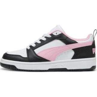 TENIS CASUAL REBOUND V6 LOW BLANCO/NEGRO PUMA