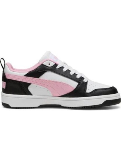 TENIS CASUAL REBOUND V6 LOW BLANCO/NEGRO PUMA - Image 4