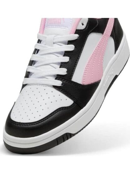 TENIS CASUAL REBOUND V6 LOW BLANCO/NEGRO PUMA - Image 5