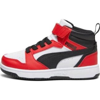 TENIS CASUAL REBOUND V6 MID AC+ PS BLANCO/NEGRO PUMA