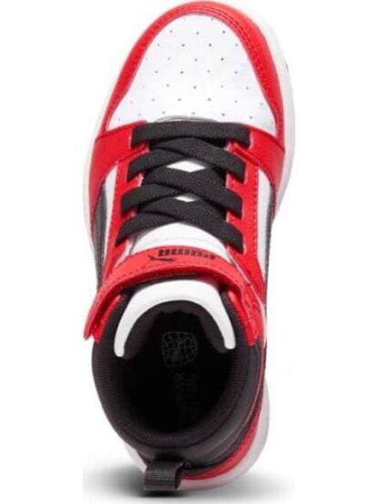 TENIS CASUAL REBOUND V6 MID AC+ PS BLANCO/NEGRO PUMA - Image 3