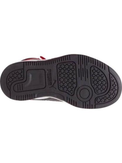 TENIS CASUAL REBOUND V6 MID AC+ PS BLANCO/NEGRO PUMA - Image 4