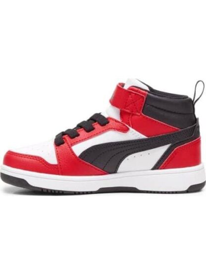 TENIS CASUAL REBOUND V6 MID AC+ PS BLANCO/NEGRO PUMA - Image 5