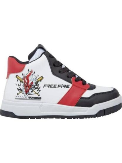 TENIS CASUAL ROJO FREE FIRE