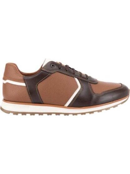 TENIS CASUAL TIPO PIEL CAFE KAFE
