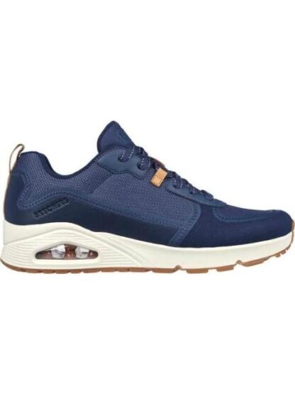 TENIS CASUAL UNO AZUL MARINO SKECHERS1
