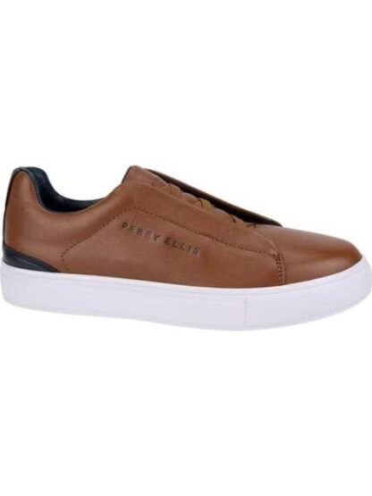 TENIS CASUAL URBANO CAJA CHOCLO CAFE PERRY ELLIS