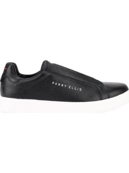 TENIS CASUAL URBANO CAJA CHOCLO NEGRO PERRY ELLIS