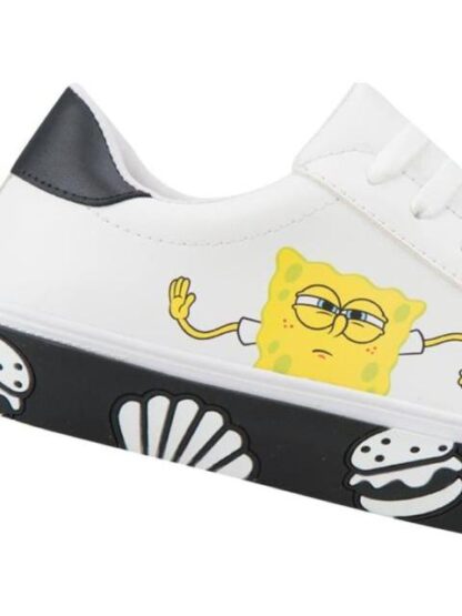 TENIS CASUAL BOB ESPONJA BLANCO/NEGRO BOB ESPONJA - Image 4