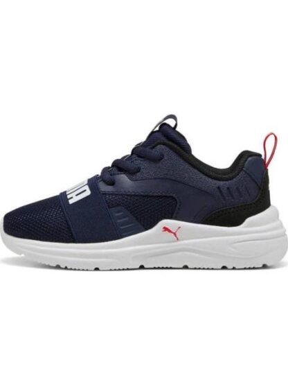 TENIS CASUAL URBANO SOFT WIRED 2 PS AZUL MARINO PUMA