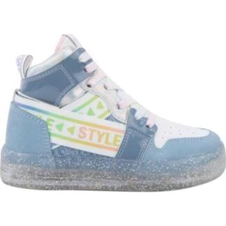 TENIS CON LUCES AZUL CELESTE URBAN SHOES
