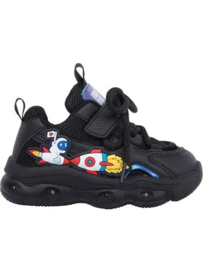 TENIS CON LUCES NEGRO URBAN SHOES
