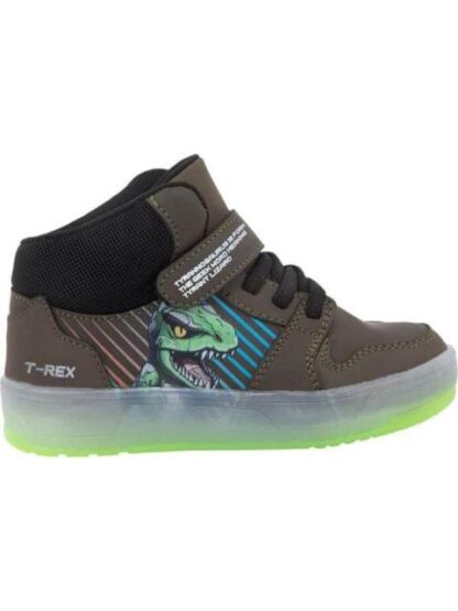 TENIS CON LUCES VERDE OLIVO VAVITO