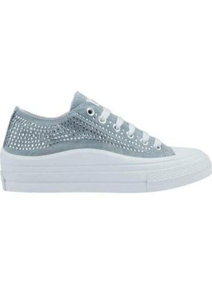 TENIS CON PEDRERIA AZUL MEZCLILLA BELINDA PEREGRIN