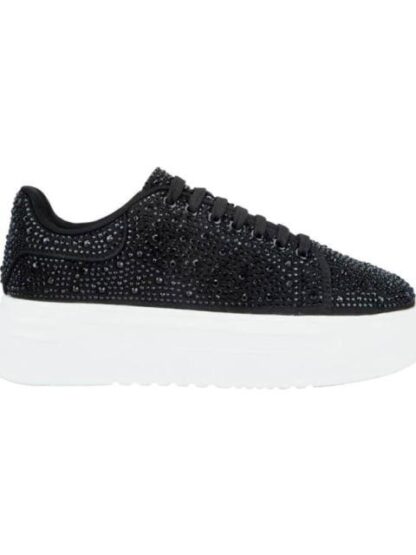 TENIS CON PEDRERIA NEGRO BELINDA PEREGRIN