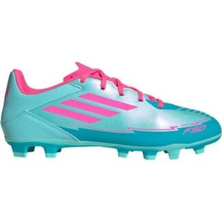 TENIS DE FUTBOL F50 CLUB FG MG MESSI AZUL TURQUESA ADIDAS