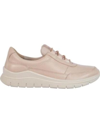 TENIS DE PIEL CON RESORTE ROSA FLEXI