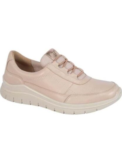 TENIS DE PIEL CON RESORTE ROSA FLEXI - Image 2