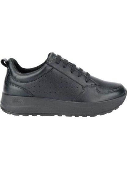 TENIS DE PIEL NEGRO FLEXI