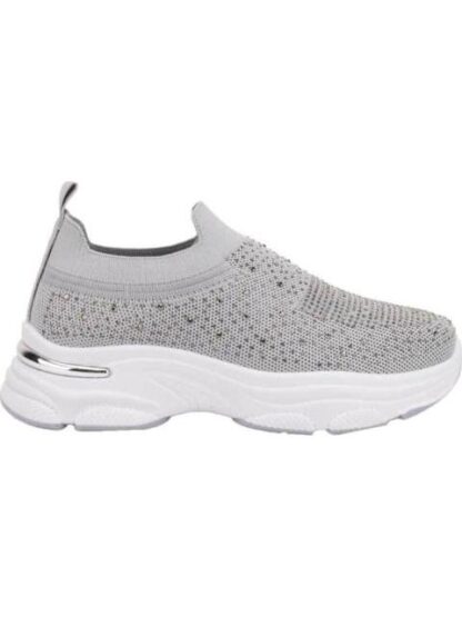 TENIS SLIP ON GRIS NEXT CO