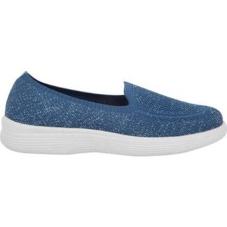 TENIS SLIP ON TEJIDO AZUL FLEXI