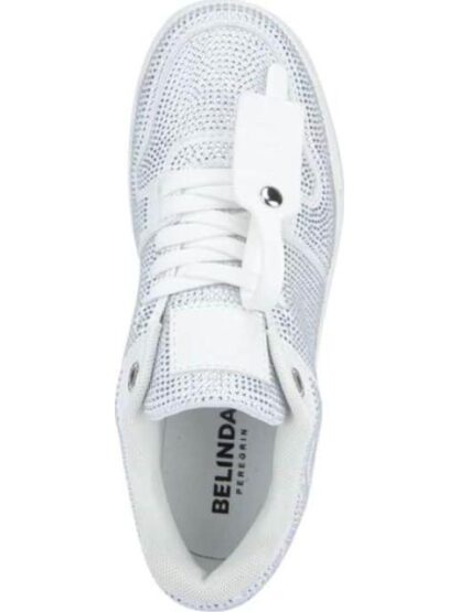 TENIS CON PEDRERIA PLATA BELINDA PEREGRIN - Image 3
