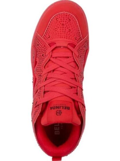 TENIS CON PEDRERIA ROJO BELINDA PEREGRIN - Image 3