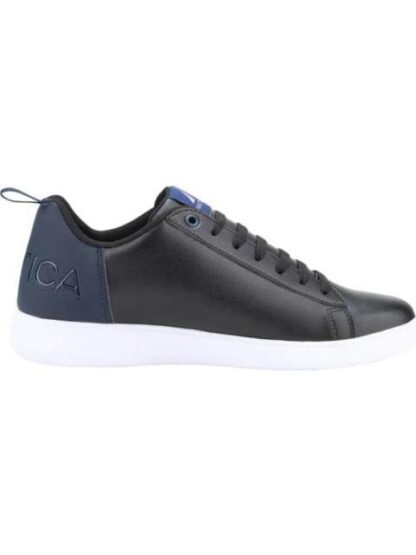 TENIS URBANO CASUAL AGUJETA NEGRO NAUTICA