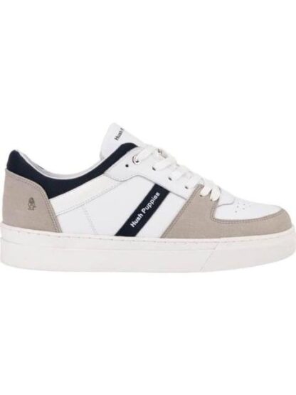 TENIS URBANO CASUAL PIEL BLANCO HUSH PUPPIES