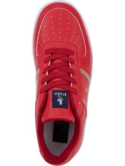 TENIS URBANO CASUAL VIBRANTE ROJO HPC POLO - Image 3