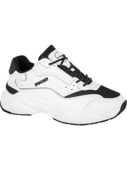 TENIS URBANO CHUNKY BLANCO/NEGRO DUCATI