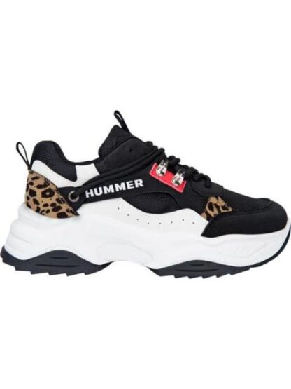 TENIS URBANO CHUNKY BLANCO/NEGRO HUMMER