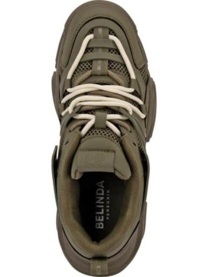 TENIS URBANO CHUNKY VERDE OLIVO BELINDA PEREGRIN - Image 3