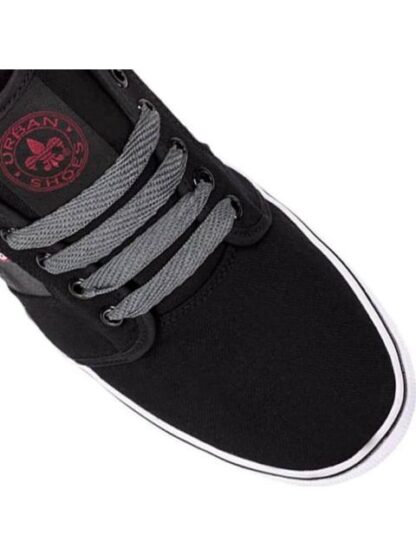 TENIS URBANO CLASICO SKATE NEGRO URBAN SHOES