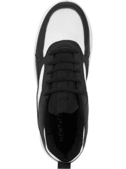 TENIS CASUAL CON PLATAFORMA BLANCO/NEGRO NEXT CO - Image 3