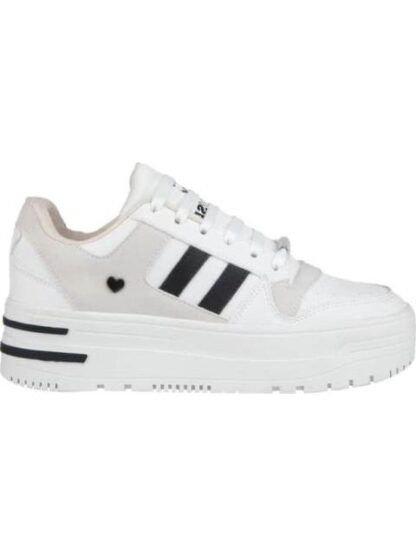 TENIS URBANO PLATAFORMA CORAZON BEIGE GOSH
