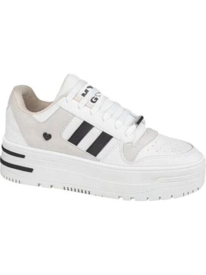TENIS URBANO PLATAFORMA CORAZON BEIGE GOSH - Image 2
