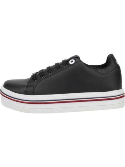 TENIS URBANO PLATAFORMA FRANJAS BLANCO/NEGRO HPC POLO - Image 5