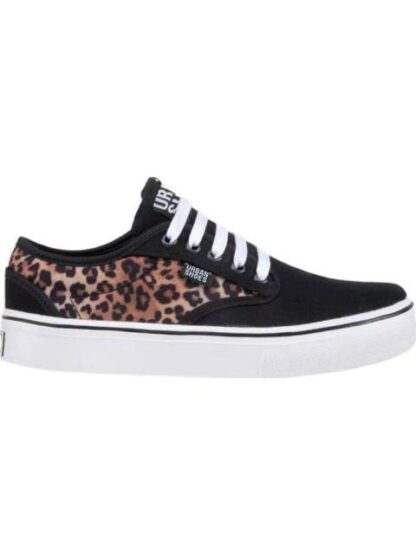 TENIS URBANO SKATE ANIMAL PRINT NEGRO URBAN SHOES