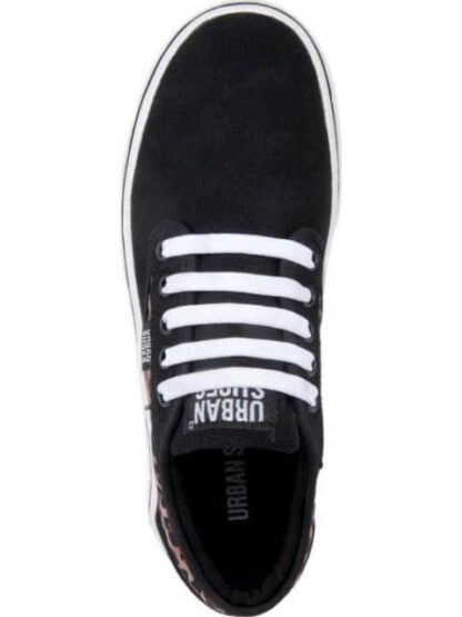TENIS URBANO SKATE ANIMAL PRINT NEGRO URBAN SHOES - Image 3