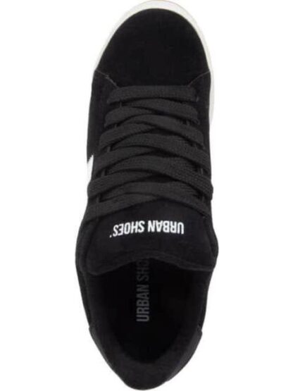 TENIS URBANO SKATE COLEGIAL BLANCO/NEGRO URBAN SHOES - Image 3